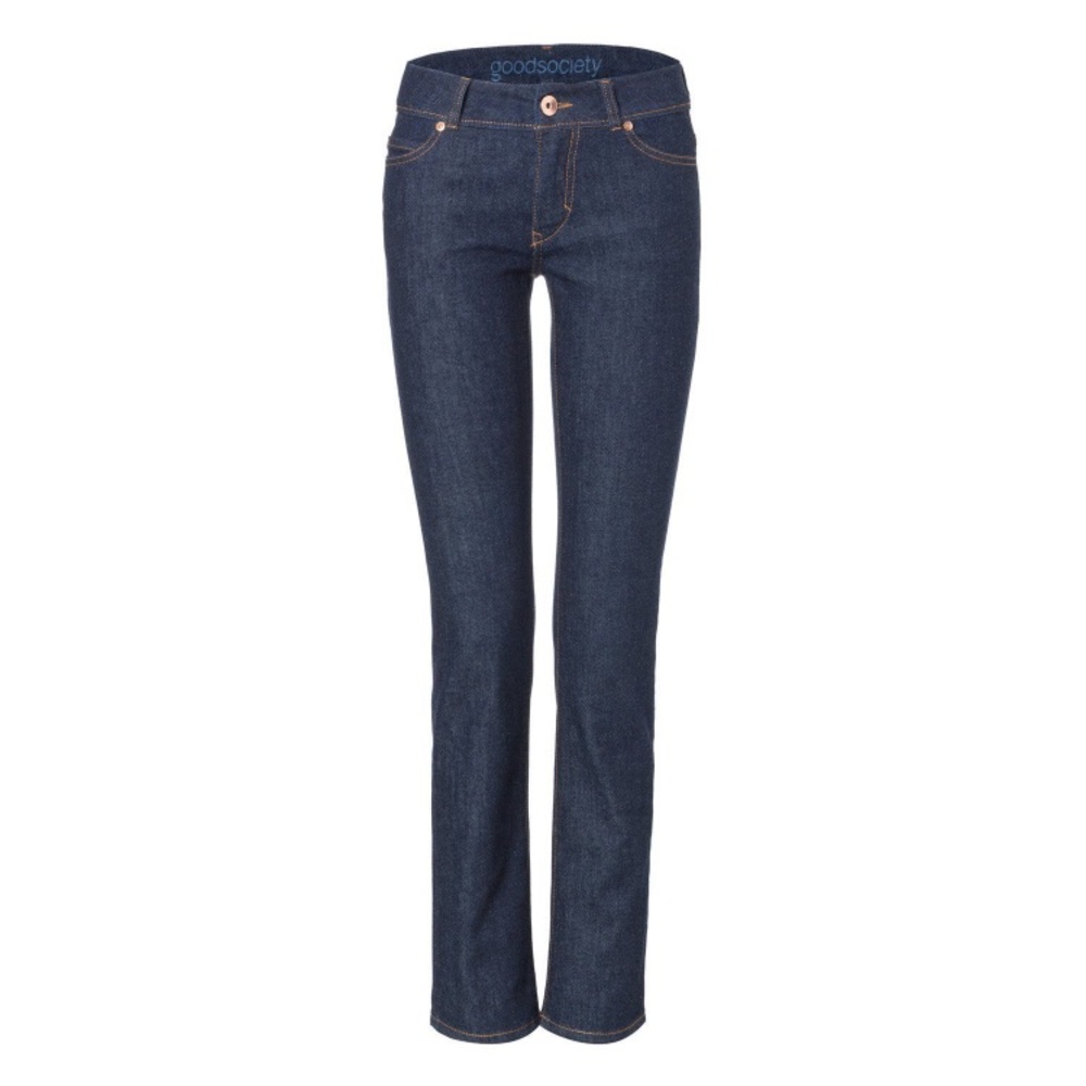 Good Society straight leg dark wash denim